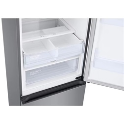 Samsung RB38C672ESA/EF inox, alulfagyasztós, Hűtő:276L, Fagyasztó:114L, hűtőszekrény (Újszerű)