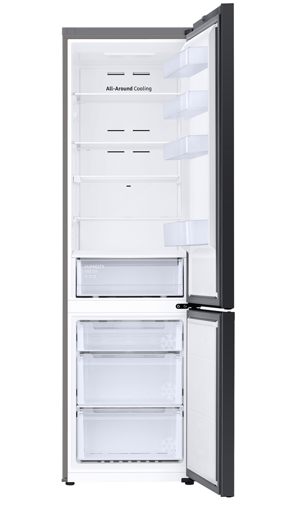 Samsung RB38C6B1DS9/EF inox, alulfagyasztós, Hűtő:276L, Fagyasztó:114L, hűtőszekrény