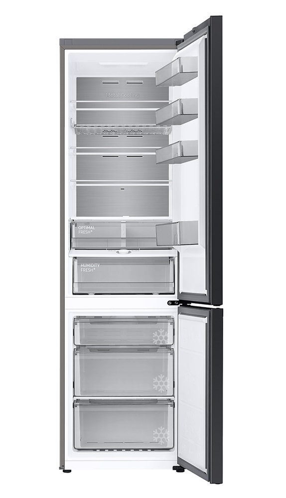 Samsung RB38C7B5D39/EF bézs, alulfagyasztós, Hűtő:276L, Fagyasztó:114L, hűtőszekrény