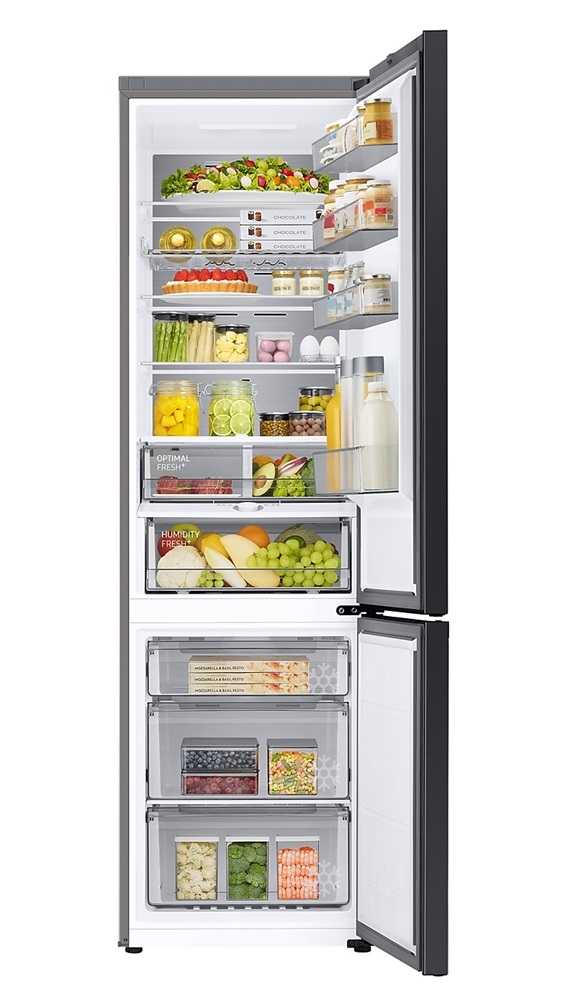 Samsung RB38C7B5D39/EF bézs, alulfagyasztós, Hűtő:276L, Fagyasztó:114L, hűtőszekrény