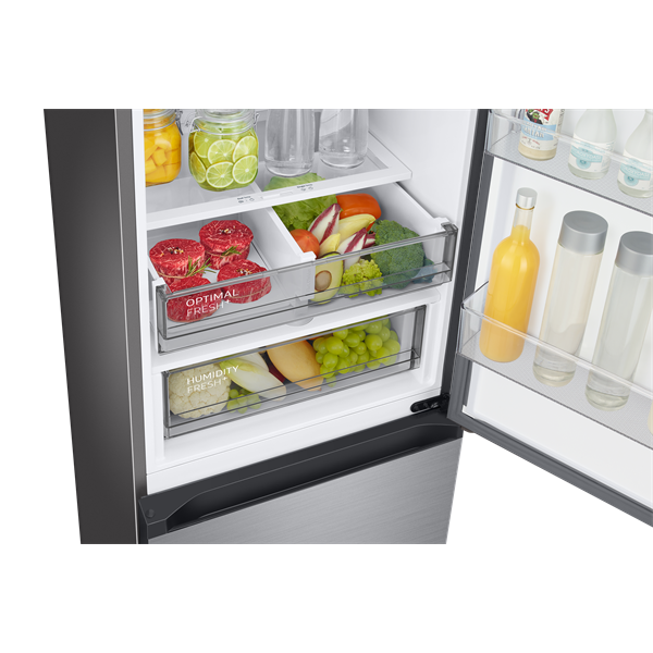Samsung RB38C7B6BS9/EF inox alulfagyasztós hűtőszekrény