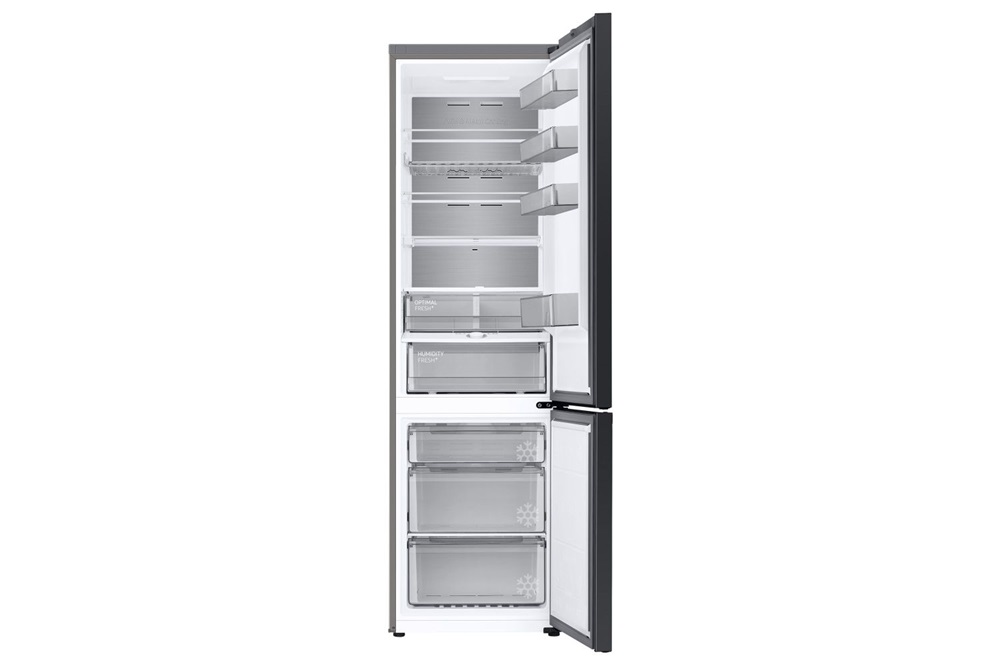 Samsung RB38C7B6DB1/EF fekete, alulfagyasztós, Hűtő:276L, Fagyasztó:114L, hűtőszekrény (Újszerű)