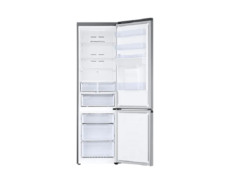 Samsung RB38T634DSA/EF ezüst, alulfagyasztós, Hűtő:272L, Fagyasztó:114L, No frost hűtőszekrény