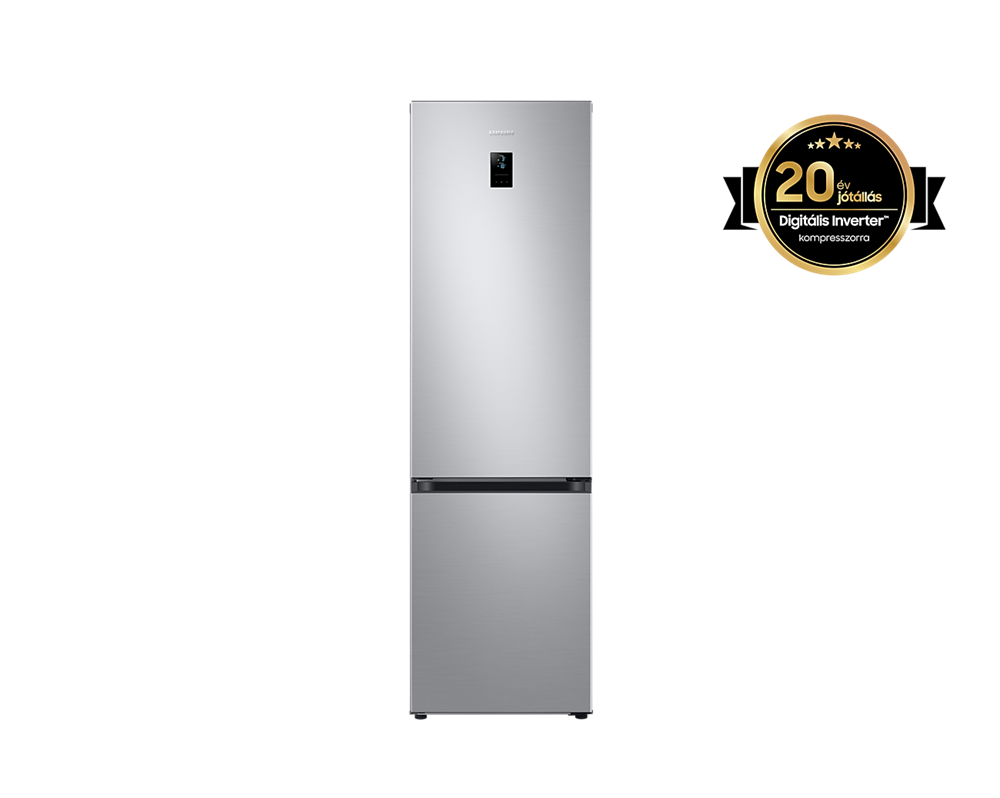 Samsung RB38T674CSA/EF inox, alulfagyasztós, Hűtő:276L, Fagyasztó:114L, No frost hűtőszekrény