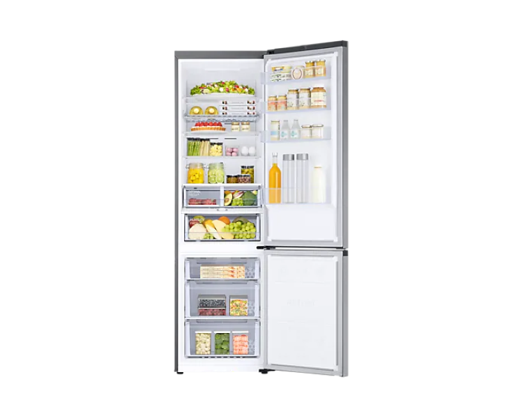 Samsung RB38T675DSA/EF inox, alulfagyasztós, Hűtő:276L, Fagyasztó:114L, No frost hűtőszekrény