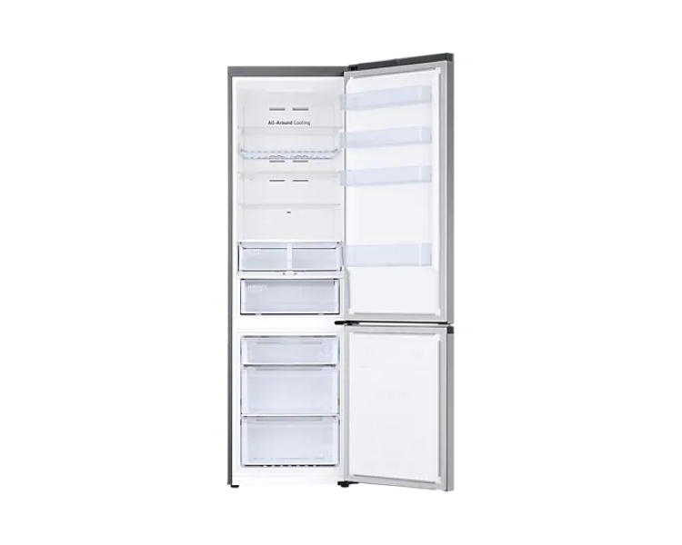 Samsung RB38T675DSA/EF inox, alulfagyasztós, Hűtő:276L, Fagyasztó:114L, No frost hűtőszekrény
