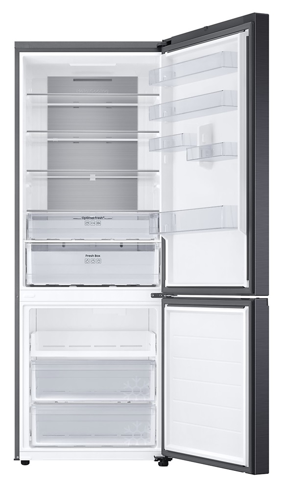 Samsung RB53DG703DB1EO fekete, alulfagyasztós, Hűtő:370L, Fagyasztó:168L, hűtőszekrény