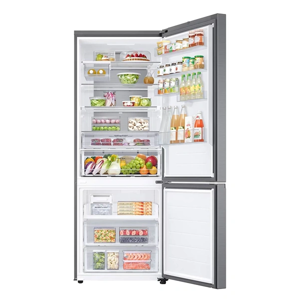 Samsung RB53DG706CS9EO inox, alulfagyasztós, Hűtő:370L, Fagyasztó:168L, No frost hűtőszekrény (Használt - B)