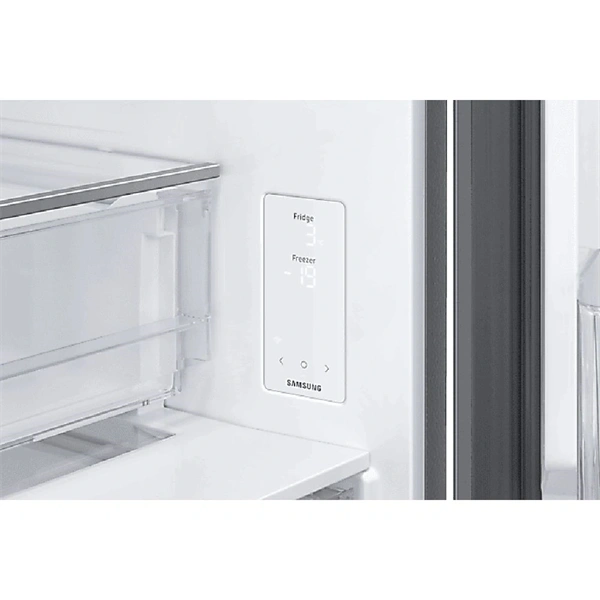 Samsung RB53DG706CS9EO inox, alulfagyasztós, Hűtő:370L, Fagyasztó:168L, No frost hűtőszekrény (Használt - B)