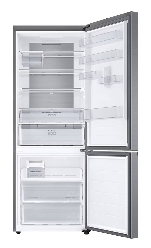 Samsung RB53DG706CS9EO inox, alulfagyasztós, Hűtő:370L, Fagyasztó:168L, No frost hűtőszekrény