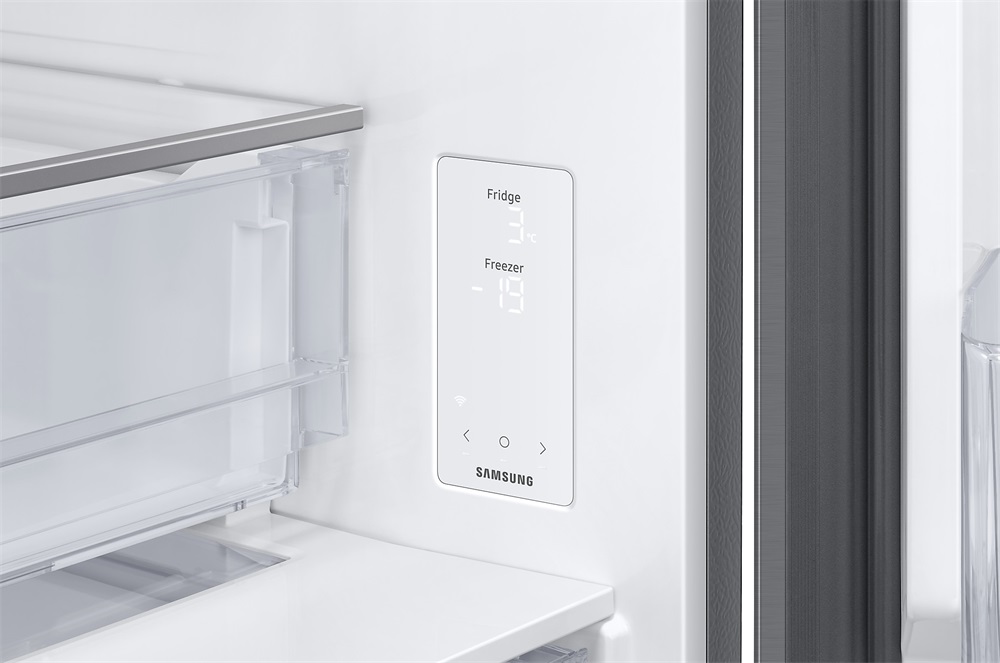 Samsung RB53DG706CS9EO inox, alulfagyasztós, Hűtő:370L, Fagyasztó:168L, No frost hűtőszekrény
