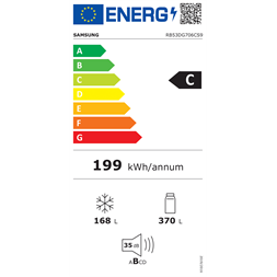 Samsung RB53DG706CS9EO inox alulfagyasztós hűtőszekrény