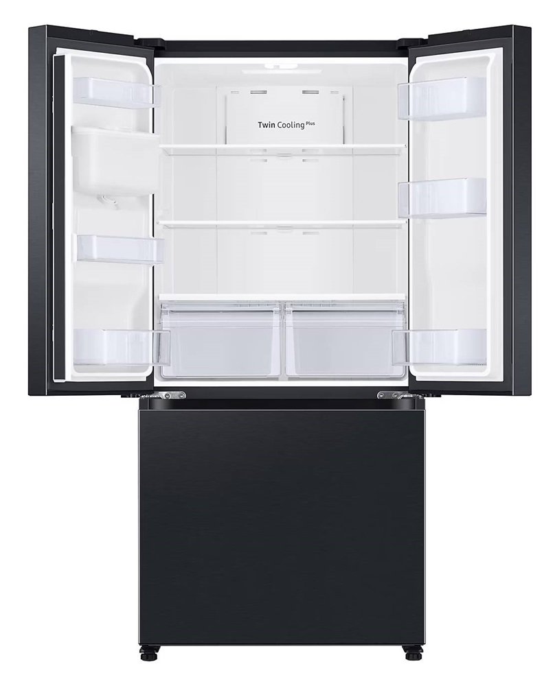 Samsung RF50C530EB1/EO fekete, Side-by-Side, Hűtő:330L, Fagyasztó:165L, Twin Cooling Plus hűtőszekrény