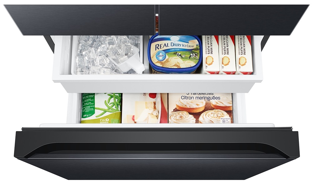 Samsung RF50C530EB1/EO fekete, Side-by-Side, Hűtő:330L, Fagyasztó:165L, Twin Cooling Plus hűtőszekrény