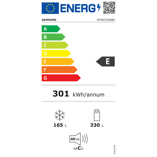 Samsung RF50C530EB1/EO Side-by-Side  hűtőszekrény