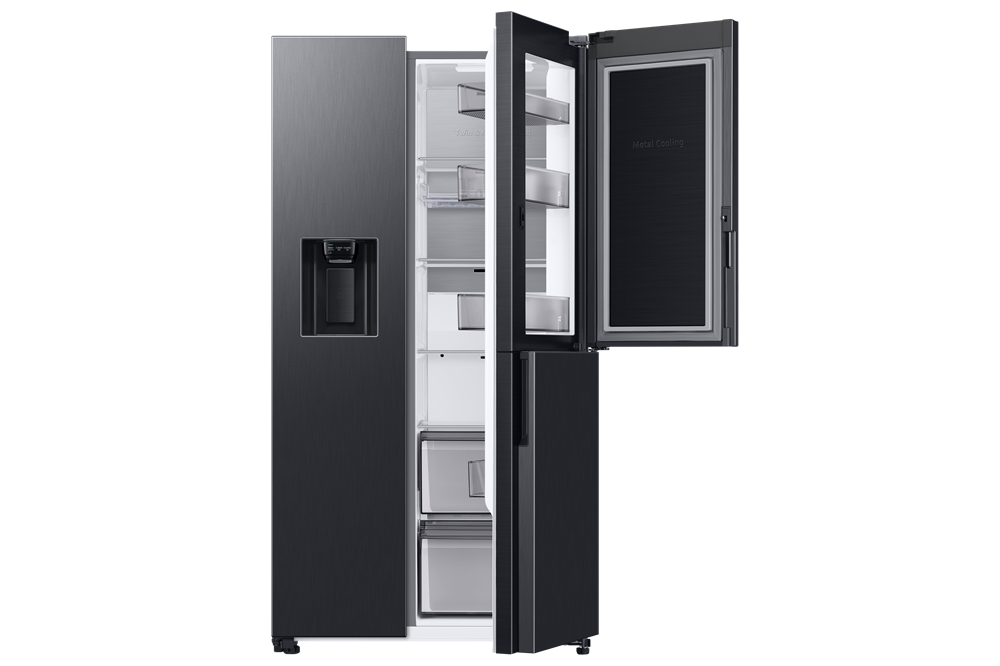 Samsung RH68B8840B1/EF fekete, Side-by-Side, Hűtő:403L, Fagyasztó:224L, Twin Cooling Plus hűtőszekrény