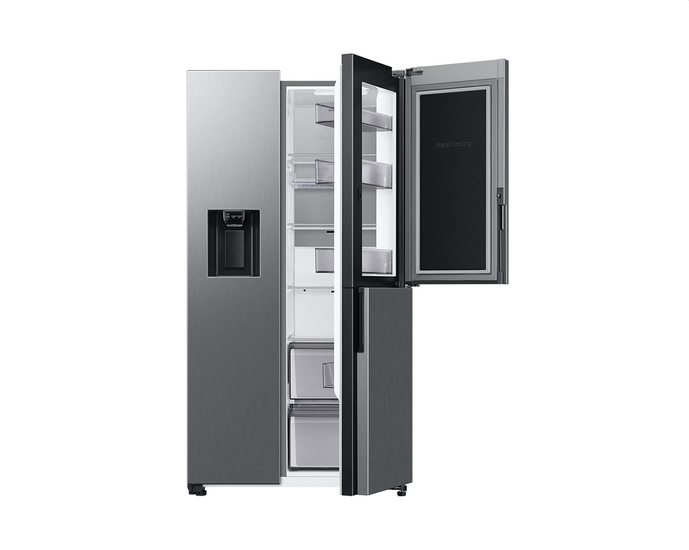 Samsung RH68B8840S9/EF inox, Side-by-Side, Hűtő:403L, Fagyasztó:224L, Twin Cooling Plus hűtőszekrény