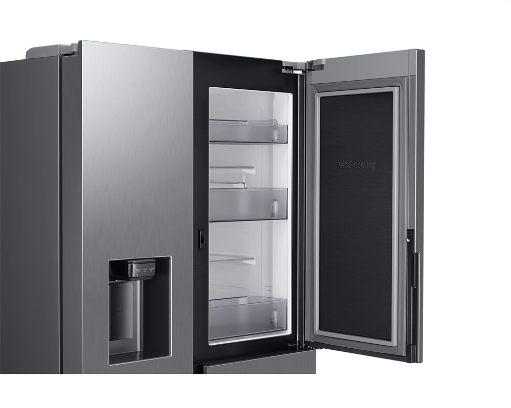 Samsung RH68B8840S9/EF inox, Side-by-Side, Hűtő:403L, Fagyasztó:224L, Twin Cooling Plus hűtőszekrény