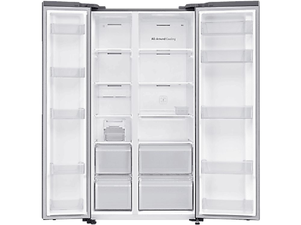 Samsung RS62DG5003S9EO inox, Side-by-Side, Hűtő:418L, Fagyasztó:237L, hűtőszekrény