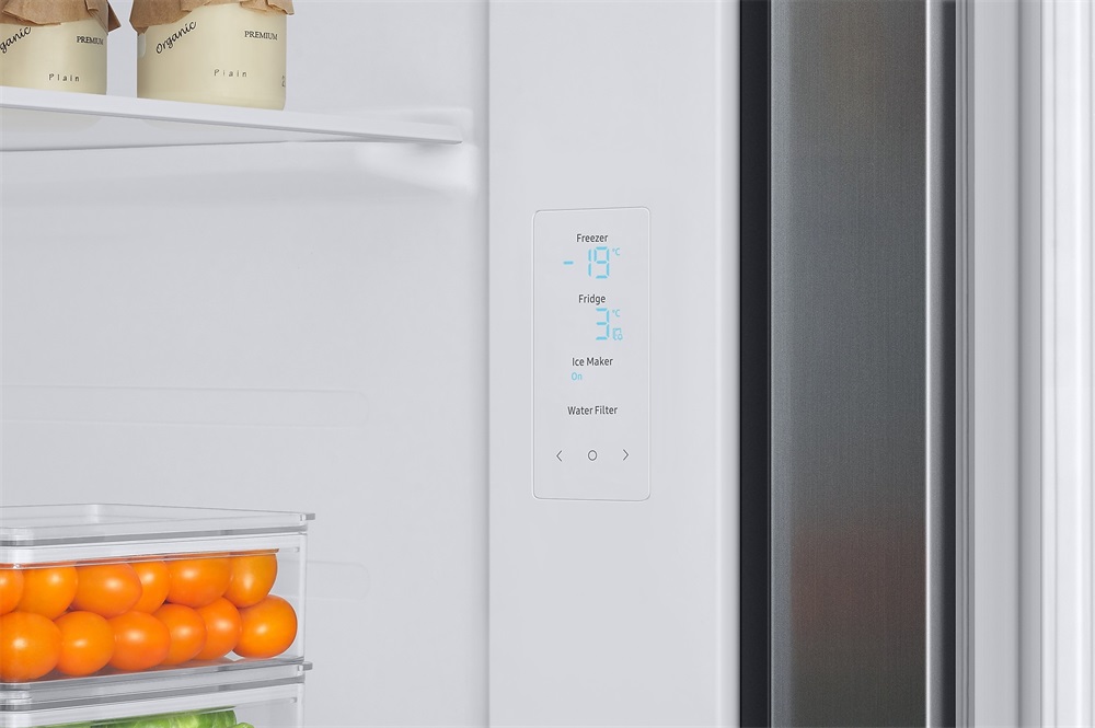Samsung RS67A8810S9/EF inox, Side-by-Side, Hűtő:409L, Fagyasztó:225L, Twin Cooling Plus hűtőszekrény