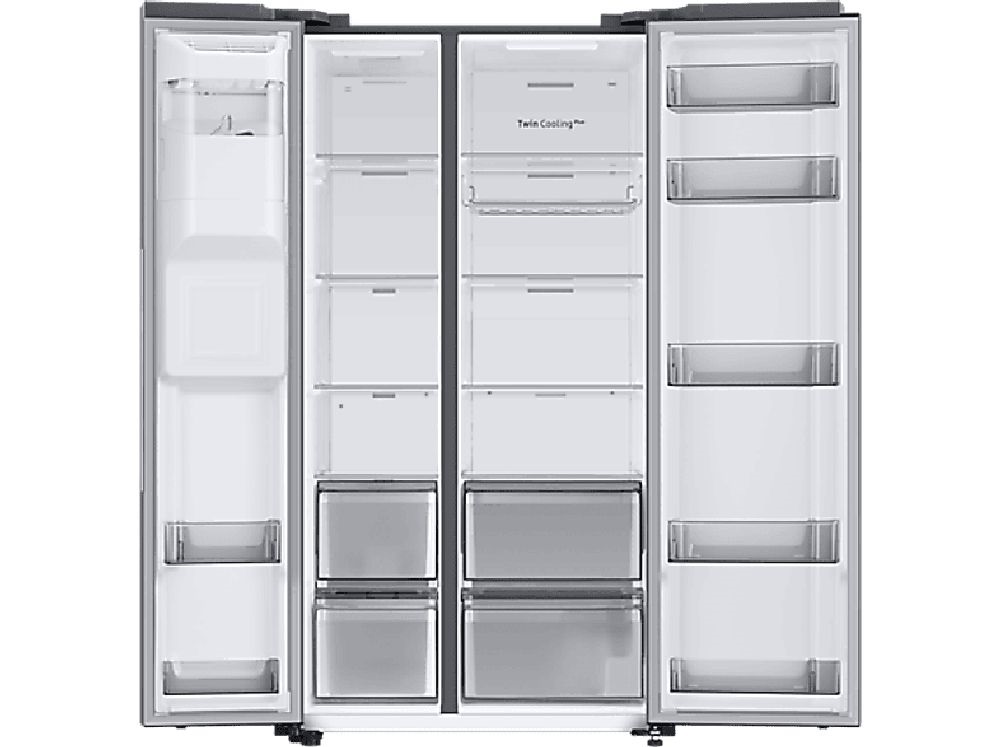 Samsung RS68CG883DS9EF ezüst, Side-by-Side, Hűtő:409L, Fagyasztó:225L, hűtőszekrény