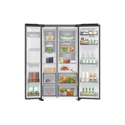 Samsung RS70F64KETEO szürke, Side-by-Side, Hűtő:420L, Fagyasztó:220L, hűtőszekrény