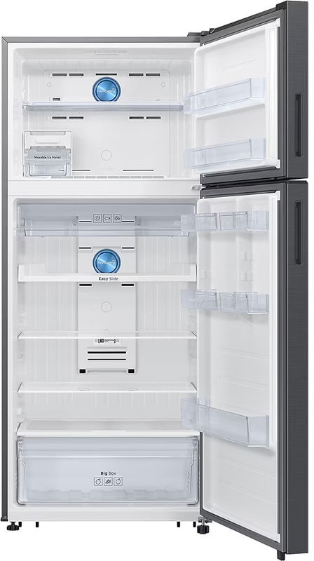 Samsung RT53DG7A14S9EO inox, felülfagyasztós, Hűtő:400L, Fagyasztó:126L, No frost hűtőszekrény
