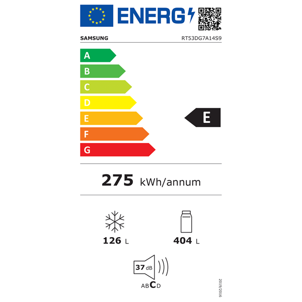 Samsung RT53DG7A14S9EO felülfagyasztós hűtőszekrény