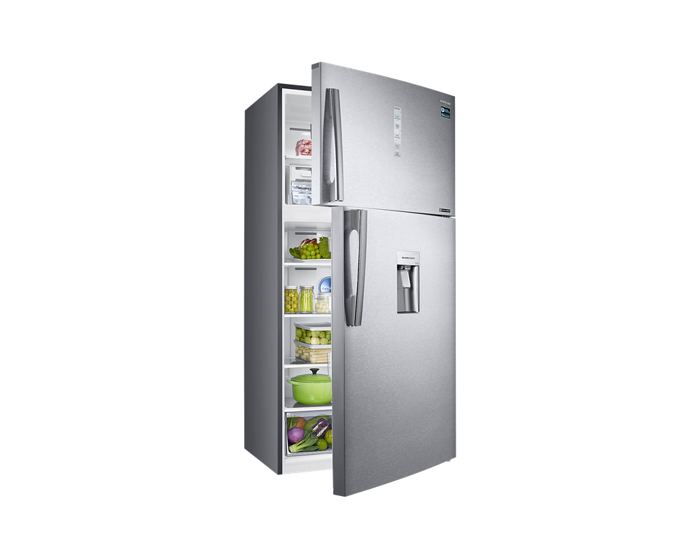 Samsung RT58K7105SL/EO ezüst, felülfagyasztós, Hűtő:424L, Fagyasztó:161L, Twin Cooling Plus hűtőszekrény