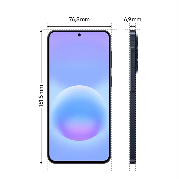 Samsung SM-A576BDBBEUE Galaxy A57 6,7" 5G 8/128GB DualSIM király tengerészkék okostelefon