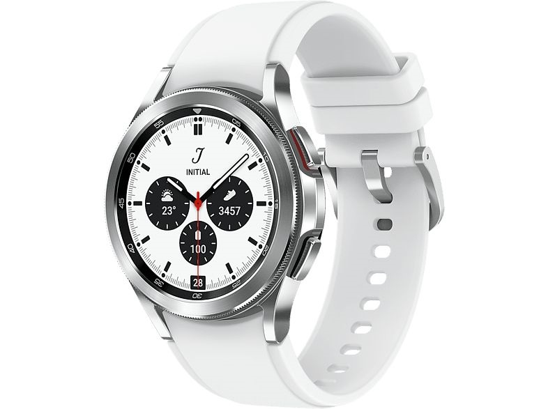 Samsung SM-R885FZSAEUE Galaxy Watch 4 Classic LTE eSIM (42mm) ezüst okosóra
