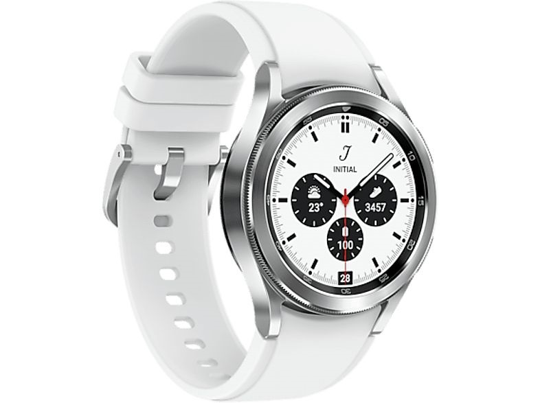 Samsung SM-R885FZSAEUE Galaxy Watch 4 Classic LTE eSIM (42mm) ezüst okosóra