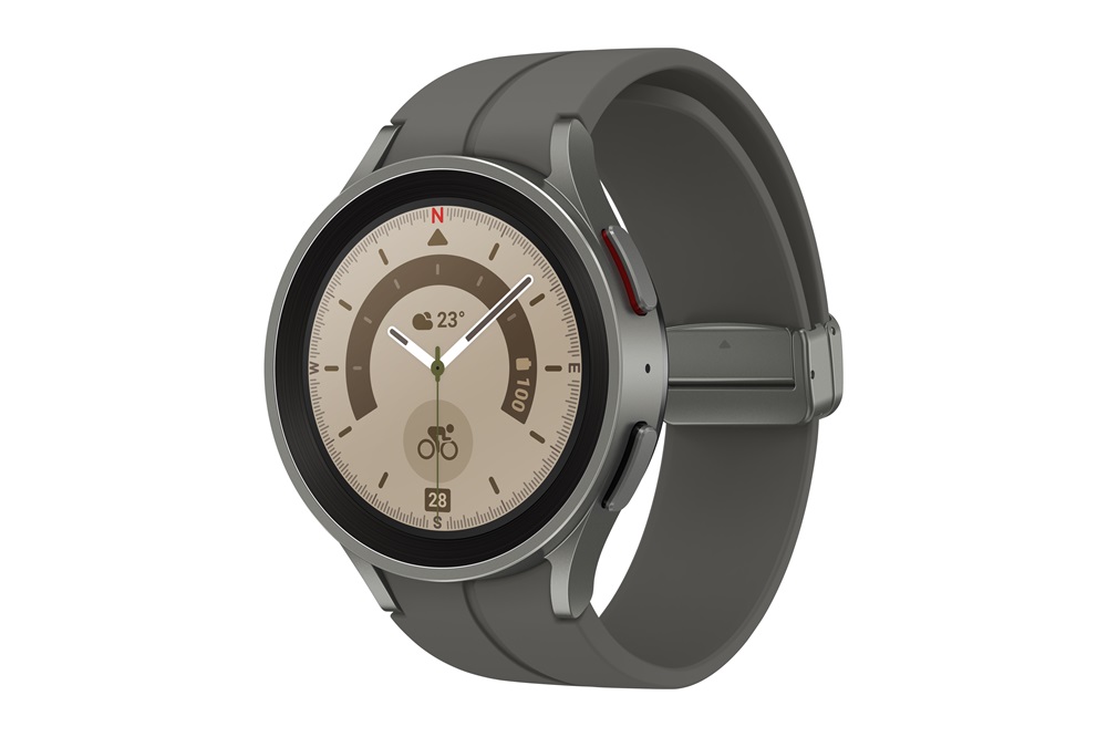 Samsung SM-R920NZTAEUE Galaxy Watch 5 Pro (45mm) titánium okosóra