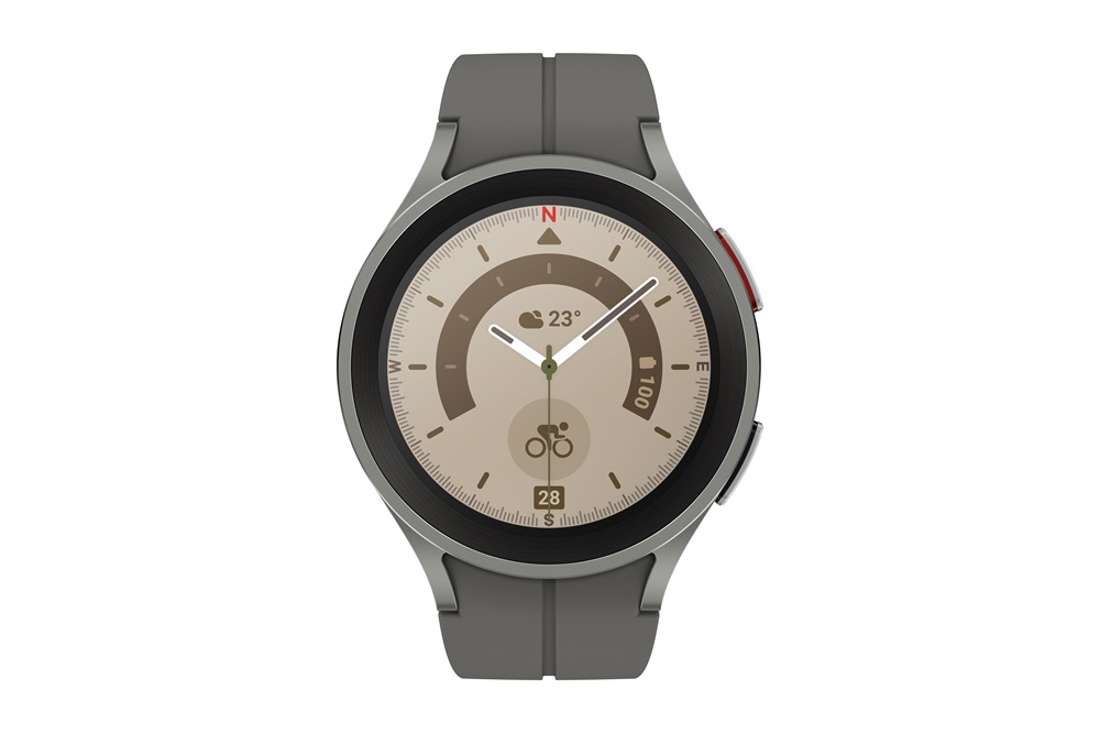 Samsung SM-R920NZTAEUE Galaxy Watch 5 Pro (45mm) titánium okosóra