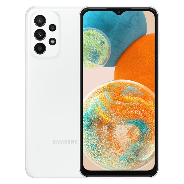 Samsung SM-A236BZWUEUE Galaxy A23 6,6" 5G 4/64GB DualSIM fehér okostelefon