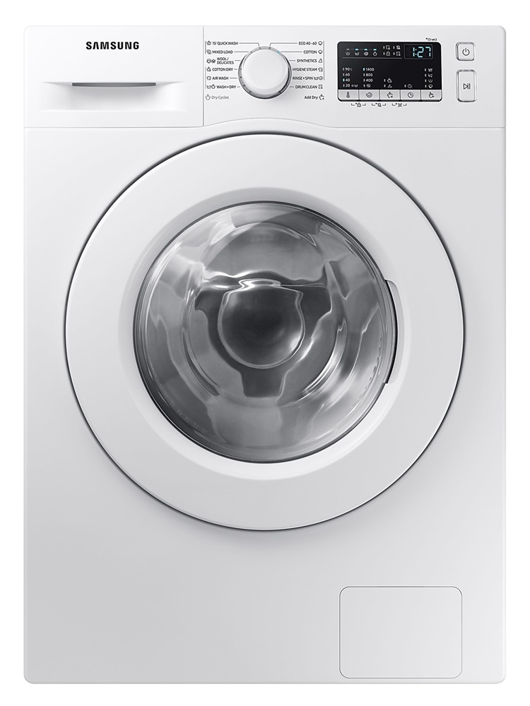 Samsung WD80T4046EE/LE fehér, elöltöltős, max.1400ford., 8 kg/5 kg, mosó-szárítógép