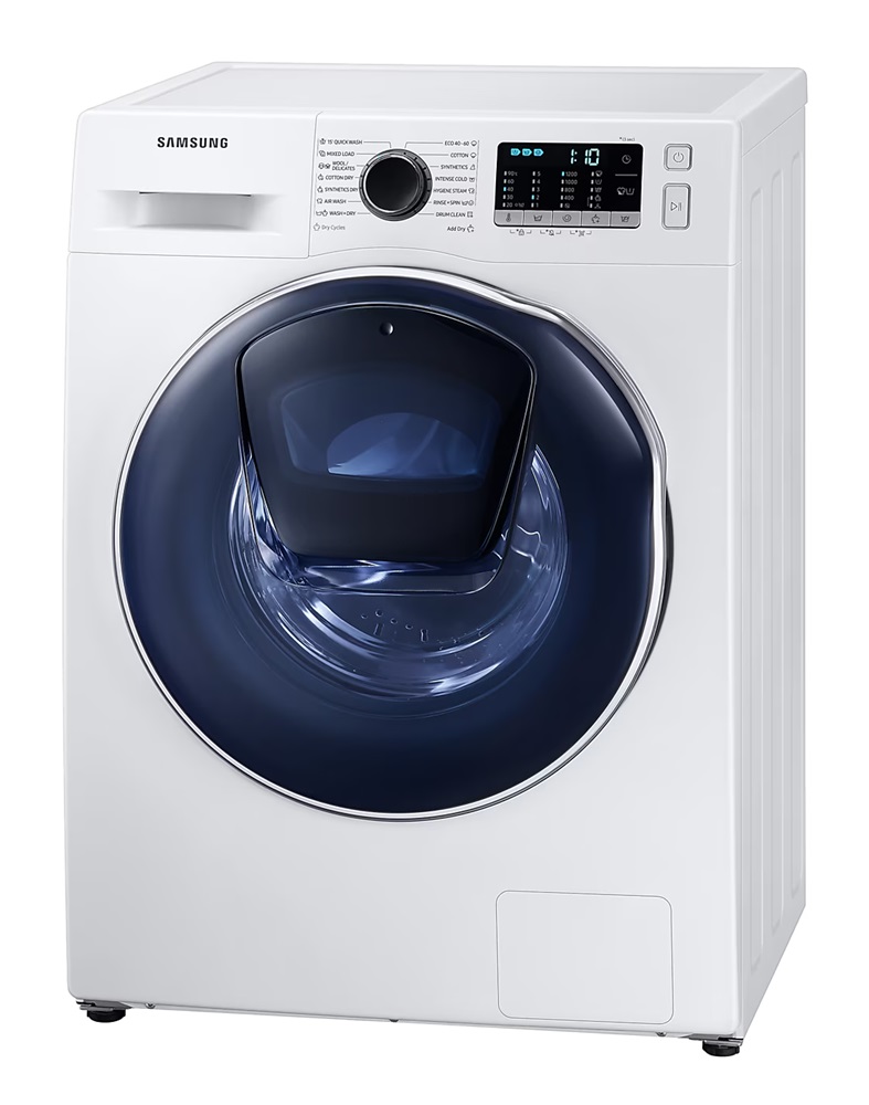 Samsung WD8NK52E0ZW/LE fehér, elöltöltős, max.1200ford., 8 kg/5 kg, mosó-szárítógép