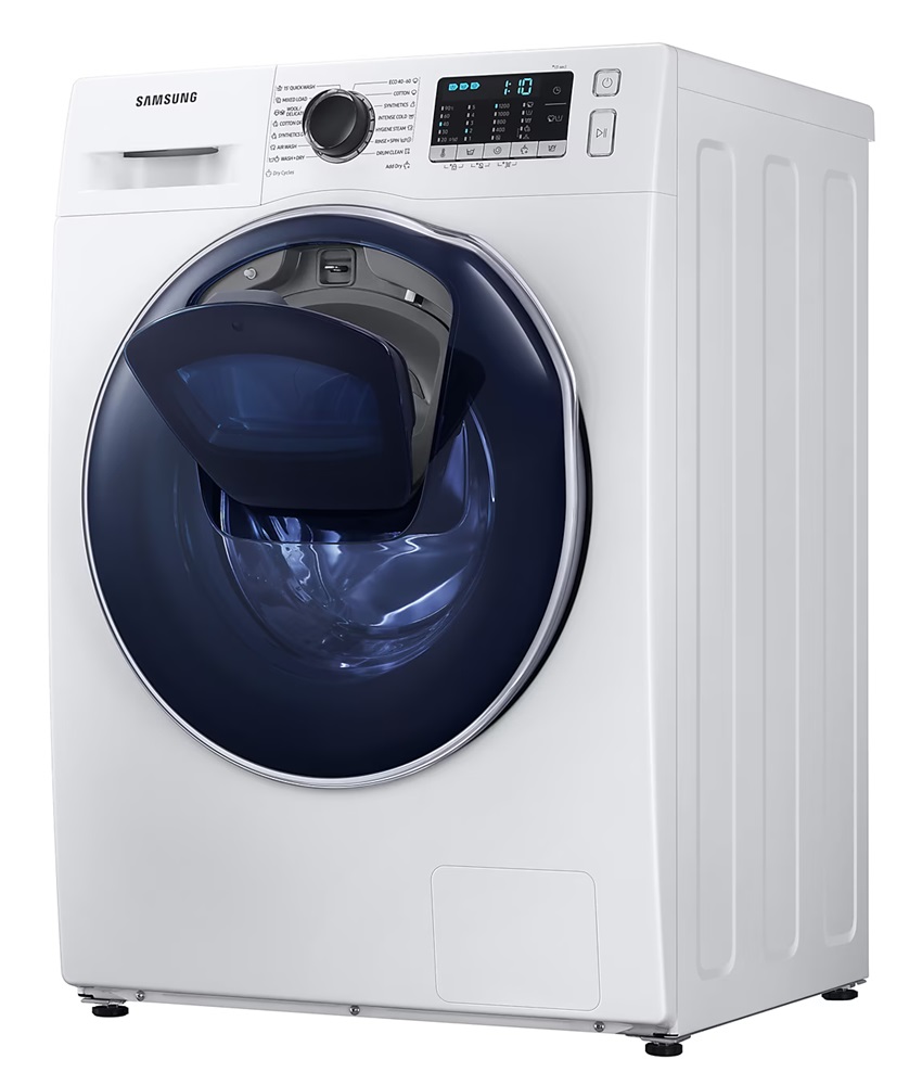 Samsung WD8NK52E0ZW/LE fehér, elöltöltős, max.1200ford., 8 kg/5 kg, mosó-szárítógép