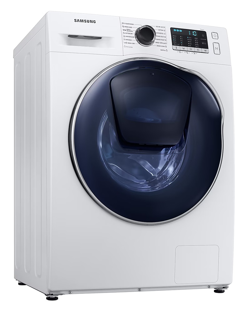 Samsung WD8NK52E0ZW/LE fehér, elöltöltős, max.1200ford., 8 kg/5 kg, mosó-szárítógép