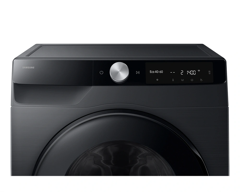 Samsung WD90DG6G94BBU4 fekete, elöltöltős, max.1400ford., 9 kg/5 kg, mosó-szárítógép