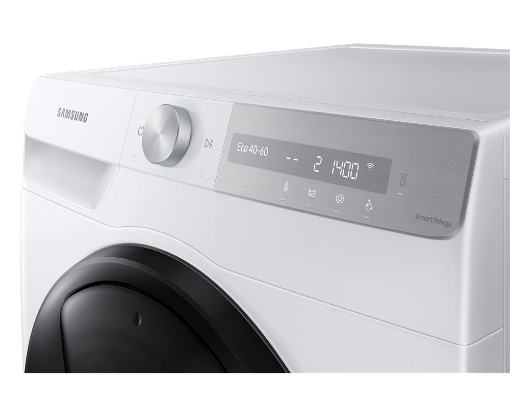 Samsung WD90T754DBH/S6 fehér, elöltöltős, max.1400ford., 9 kg/6 kg, mosó-szárítógép