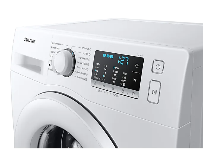 Samsung WW65AA126TE/LE fehér, elöltöltős, max.1200ford., 6,5 kg, mosógép