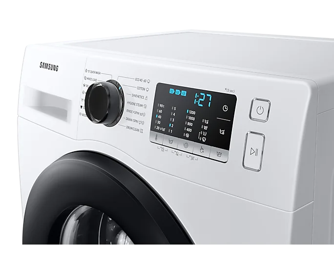 Samsung WW70AA126AE/LE fehér, elöltöltős, max.1200ford., 7 kg, mosógép