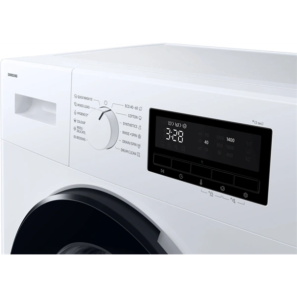 Samsung WW70FG3M05AWLE fehér, elöltöltős, keskeny, max.1400ford., 7 kg, mosógép (Újszerű)