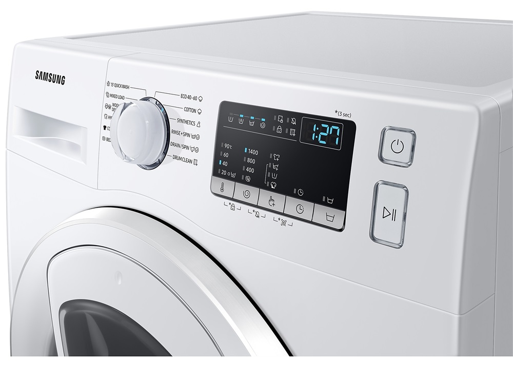 Samsung WW70T4540TE/LE fehér, elöltöltős, max.1400ford., 7 kg, mosógép