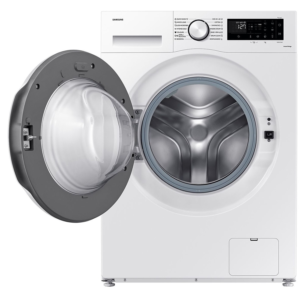 Samsung WW80CGC04DTELE fehér, elöltöltős, max.1400ford., 8 kg, mosógép (Újszerű)