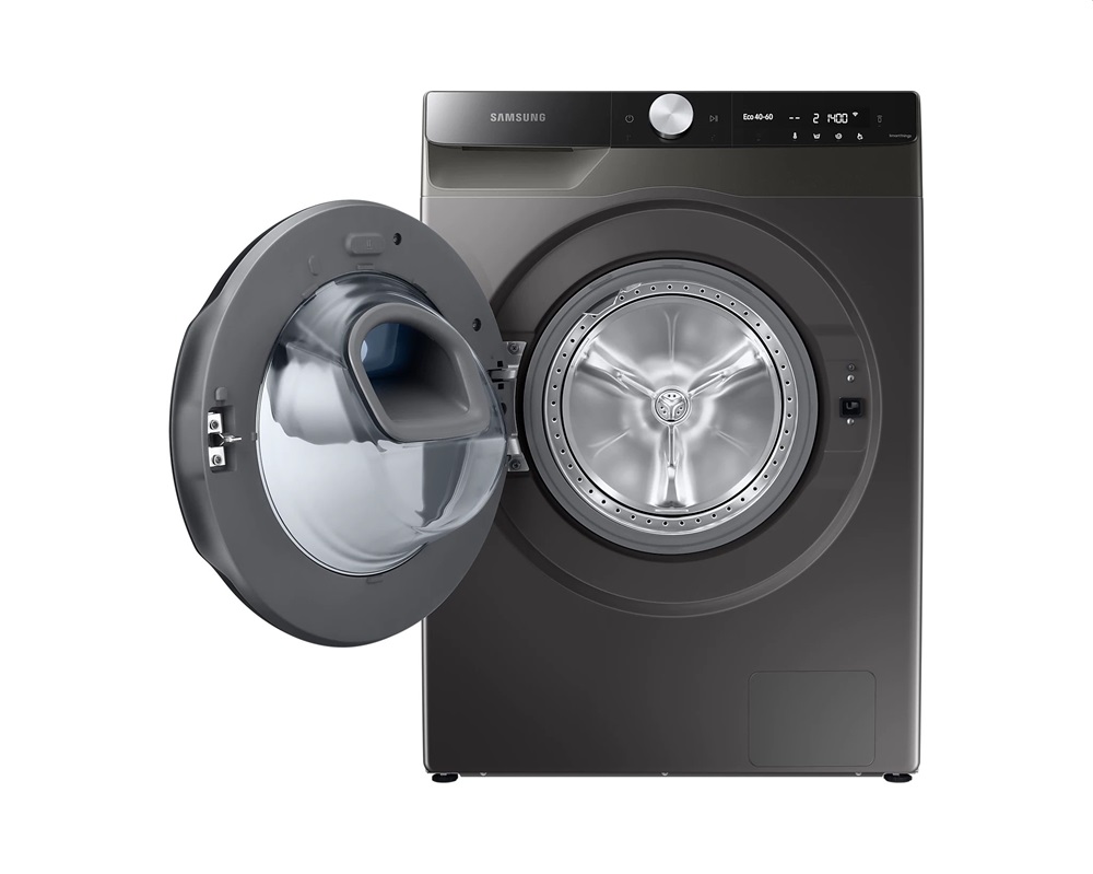 Samsung WW80T854DBX/S6 fekete, elöltöltős, max.1400ford., 8 kg, mosógép