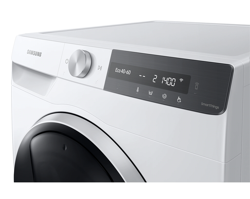 Samsung WW80T854DWT/S6 fehér, elöltöltős, max.1400ford., 8 kg, mosógép
