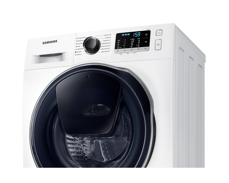 Samsung WW8NK52E0VW/LE fehér, elöltöltős, max.1200ford., 8 kg, mosógép