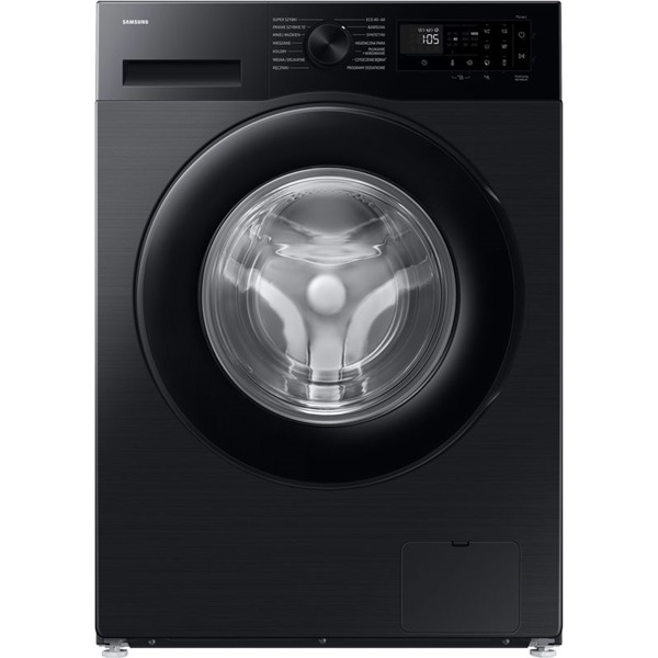Samsung WW90DG5G34ABLE fekete, elöltöltős, keskeny, max.1400ford., 9 kg, mosógép (Újszerű)